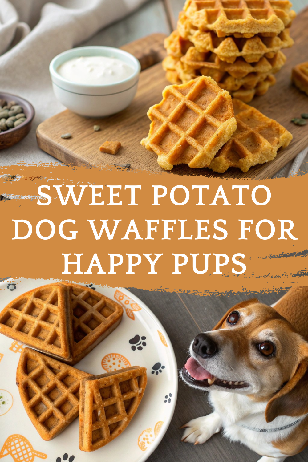 Delicious Sweet Potato Dog Waffles for Happy Pups