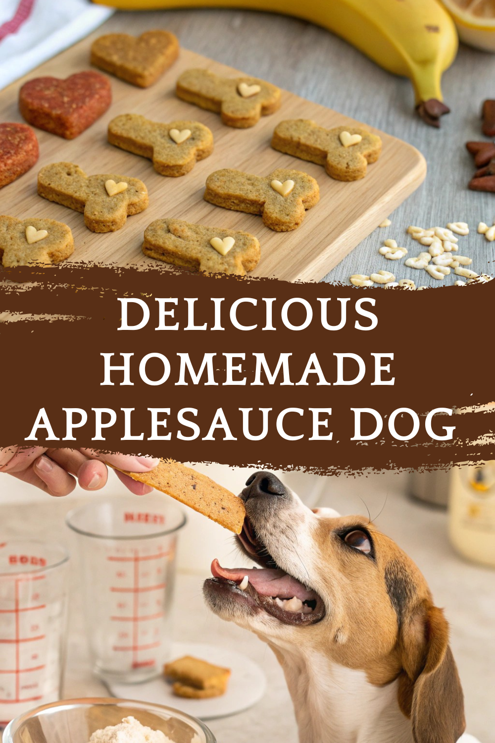 Delicious Homemade Applesauce Dog Treats