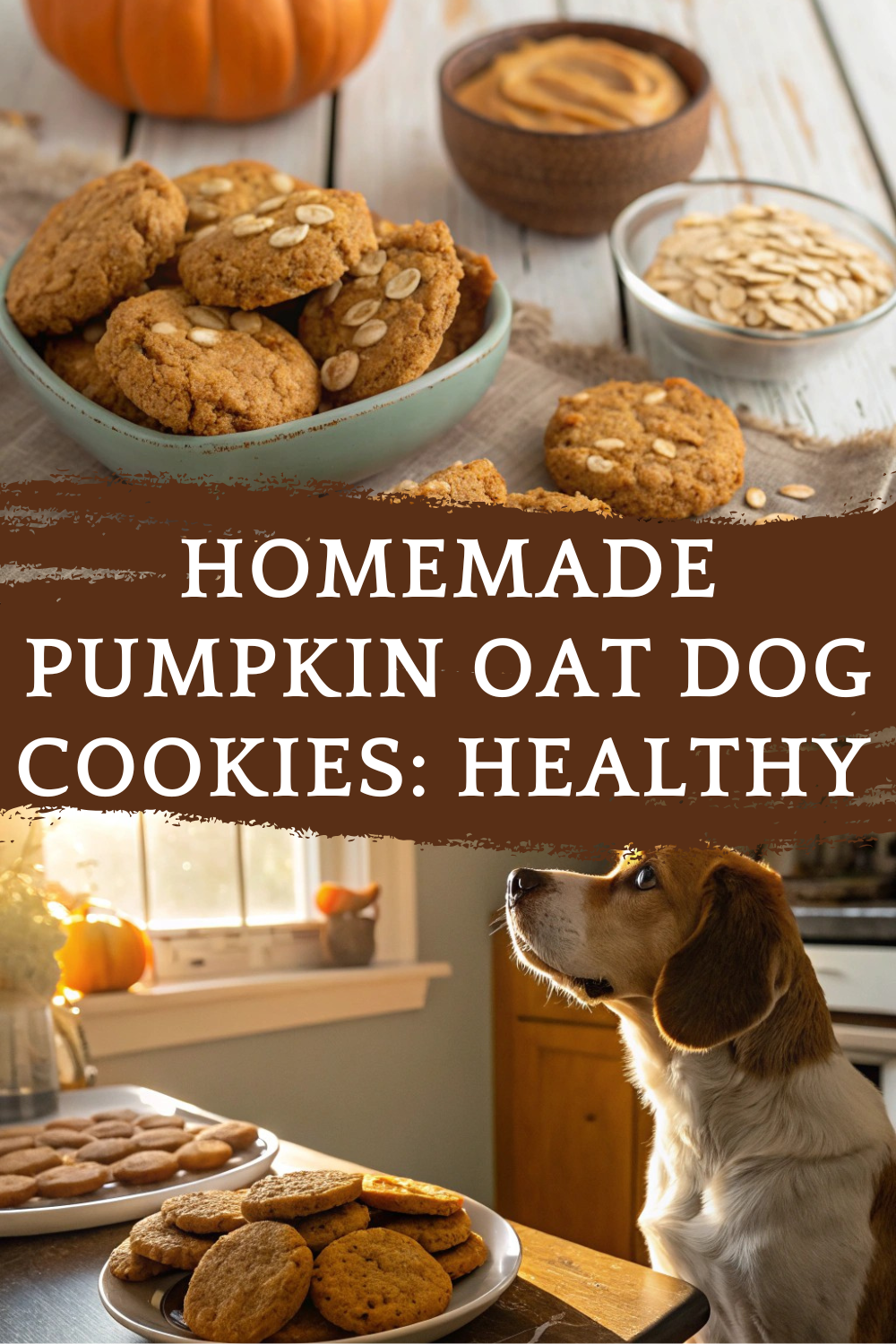 Homemade Pumpkin Oat Dog Cookies: Healthy Treats for Your Pup