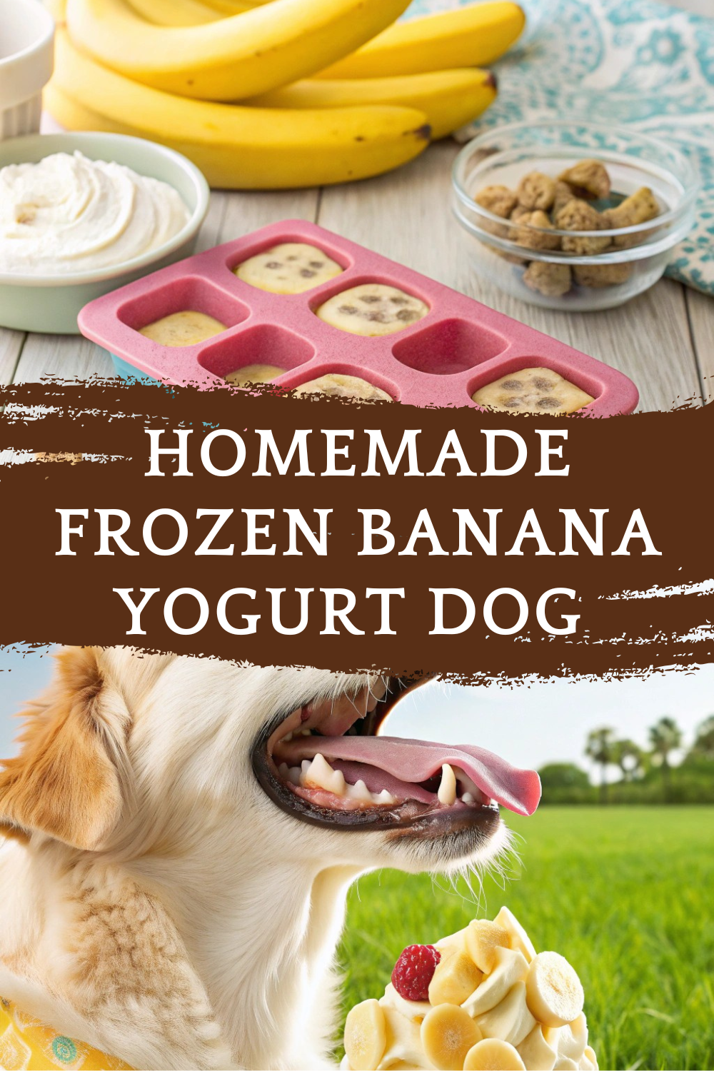 Frozen Yogurt Banana Dog Treats: A Refreshing Snack for Your Pup