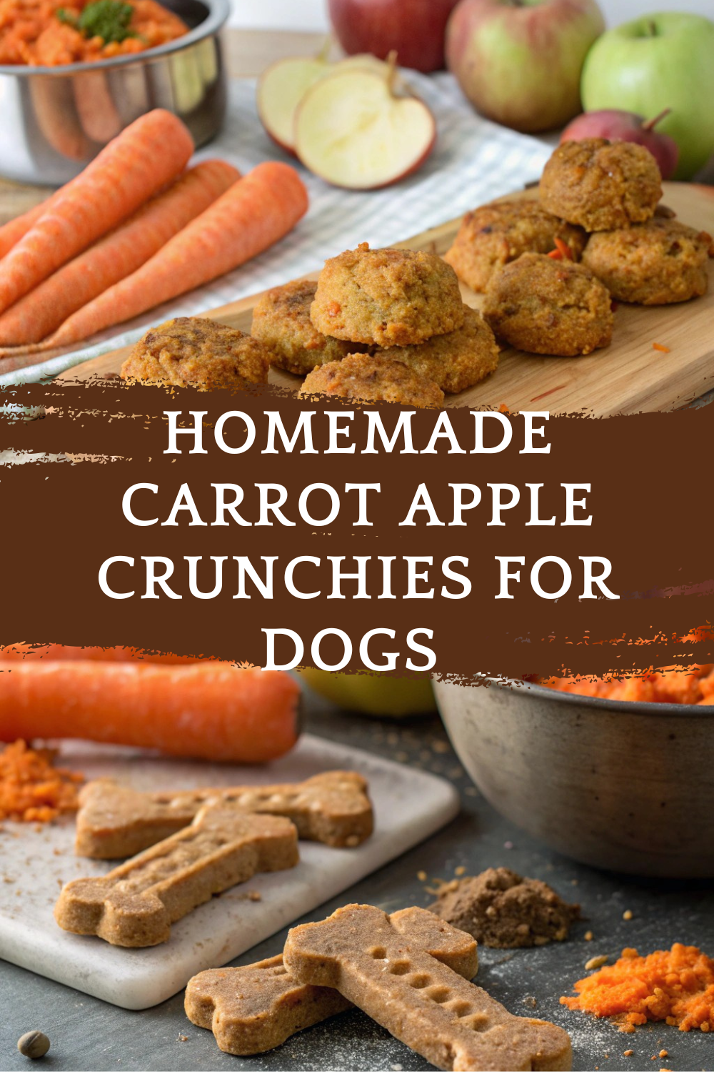 Homemade Carrot Apple Crunchies for Dogs: Simple and Nutritious Treats