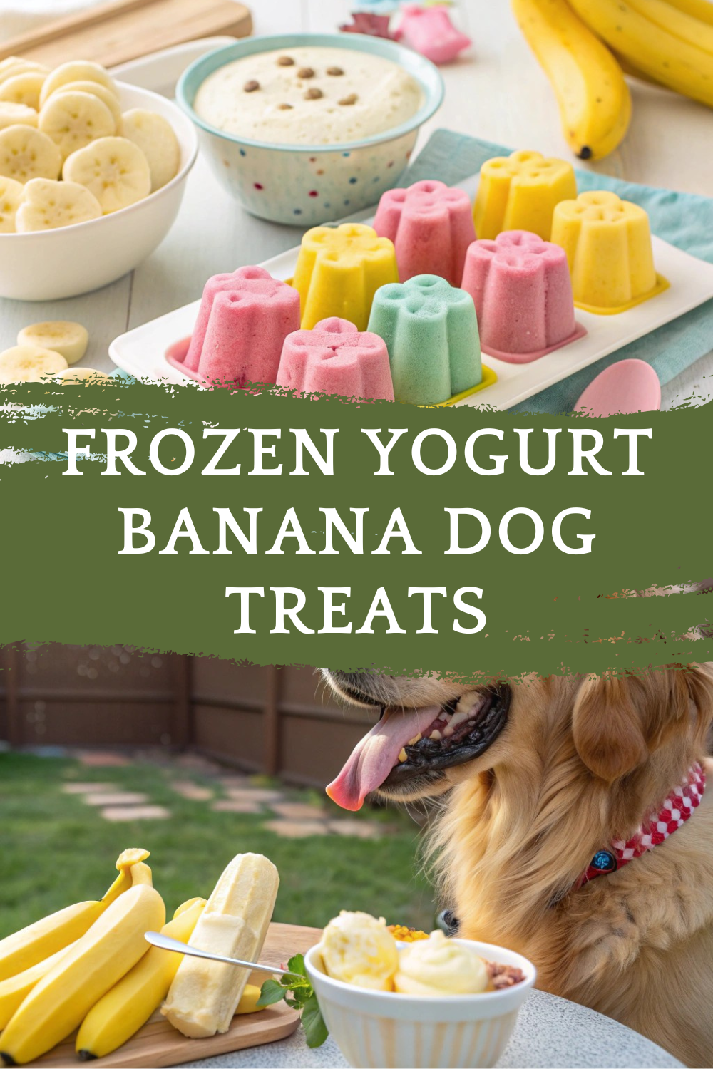 Frozen Yogurt Banana Dog Treats: A Refreshing Snack for Your Pup