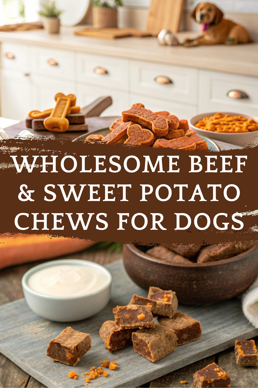 Wholesome Beef & Sweet Potato Chews for Dogs