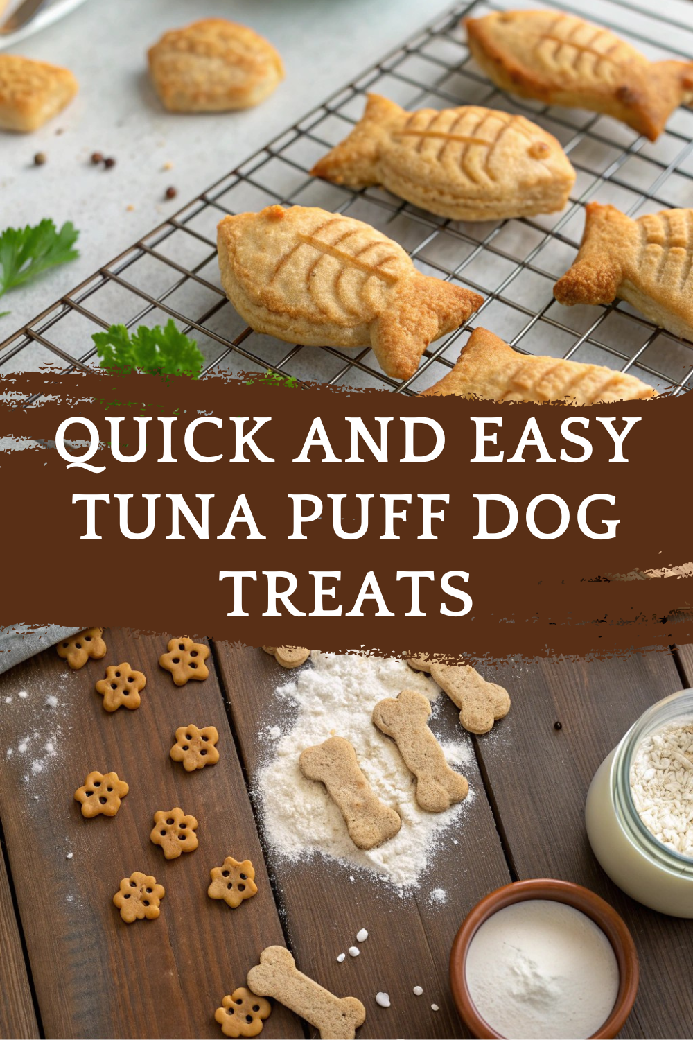 Quick and Easy Tuna Puff Dog Treats