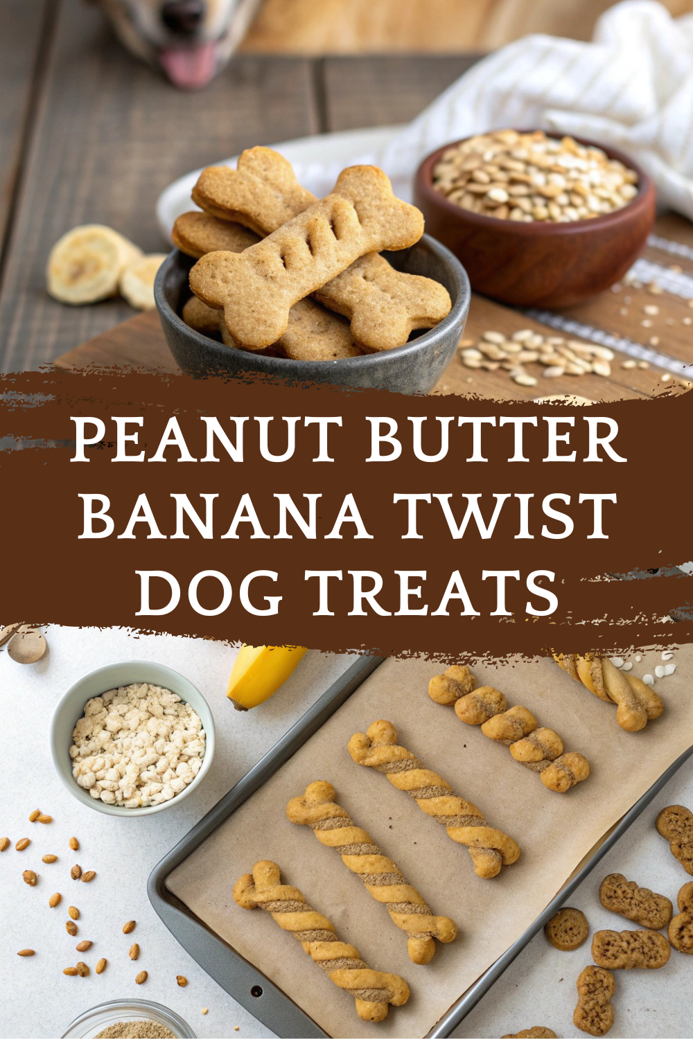 Peanut Butter Banana Twist Dog Treats: A Healthy Delight for Your Pup