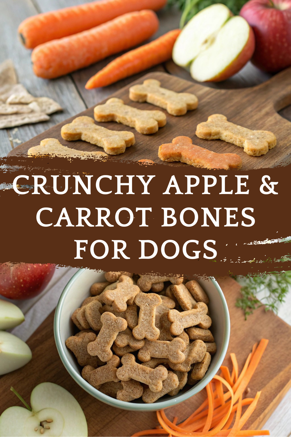 Crunchy Apple & Carrot Bones for Dogs